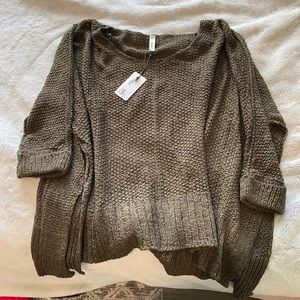 Oversized lightweight sweater